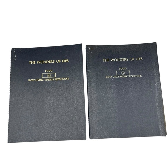 1964 VINTAGE THE WONDER OF LIFE FOLIO 12 BOOKS AND MEADE MICROSCOPE BOOK - Picture 5 of 16